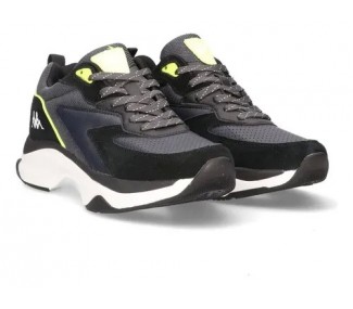 ZAPATILLAS KAPPA AUTHENTIC 3 PRO NEGRO/LIMA