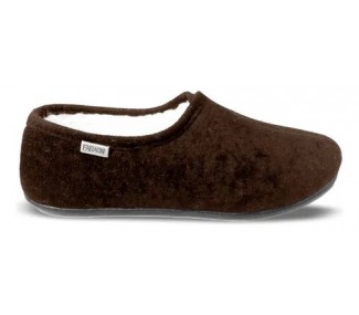PANTUFLA HORNITO EL FARAON 0055 CORDERITO CHOCO