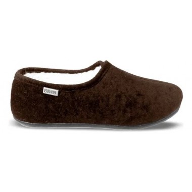PANTUFLA HORNITO EL FARAON 0055 CORDERITO CHOCO