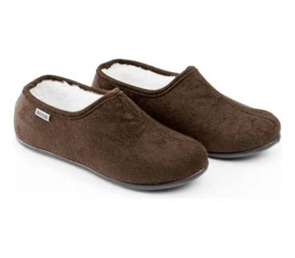 PANTUFLA HORNITO EL FARAON 0055 CORDERITO CHOCO