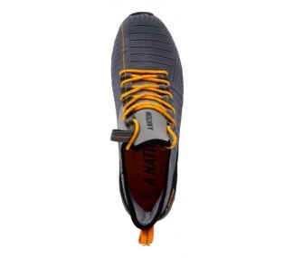 ZAPATILLAS A NATION THE BRAKER GRIS/NARANJA DEPORTIVA