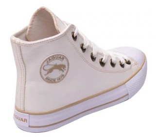 ZAPATILLAS JAGUAR  8579 BLANCO/ORO BOTA C/PUNTERA