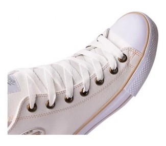 ZAPATILLAS JAGUAR  8579 BLANCO/ORO BOTA C/PUNTERA