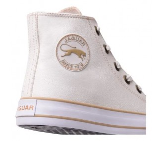 ZAPATILLAS JAGUAR  8579 BLANCO/ORO BOTA C/PUNTERA