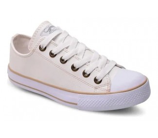 ZAPATILLAS JAGUA 8079 BLANCO/ORO C/PUNTERA