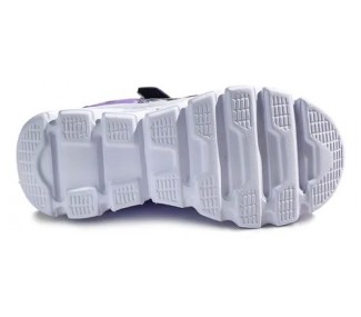 ZAPATILLAS FOOTY KUROMI NEGRO/LILA ABROJO Y LUZ