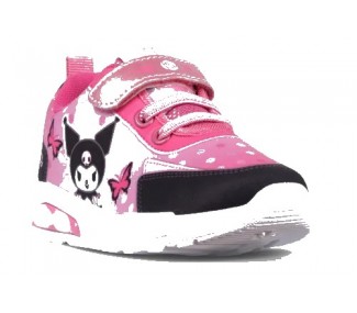 ZAPATILLAS FOOTY KUROMI BLANCO/ROSA ABROJO Y LUZ