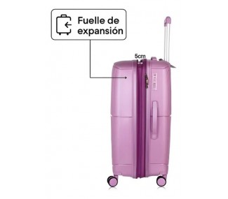 VALIJAS LA CHAPELLE 12UO7692 PLATA MED RIGIDA 20"