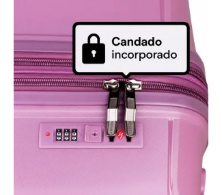 VALIJAS LA CHAPELLE 12UO7692 PLATA MED RIGIDA 20"