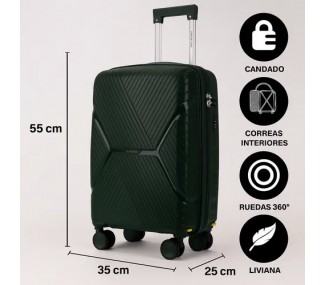 VALIJAS LA CHAPELLE 12UO7801 CARRY ON RIGIDA 20"