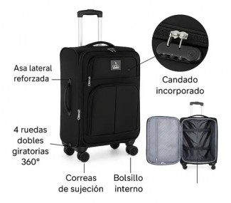 VALIJAS LA CHAPELLE 12UO7719 GRIS VALIJA MED 32" C/RUEDAS