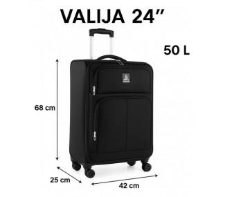 VALIJAS LA CHAPELLE 12UO7719 GRIS VALIJA MED 20" C/RUEDAS