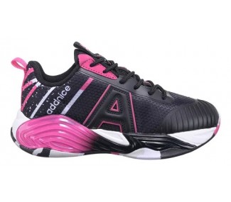 ZAPATILLAS ADDNICE SIDNEY NEGRO/FUCSIA DEPORTIVAS