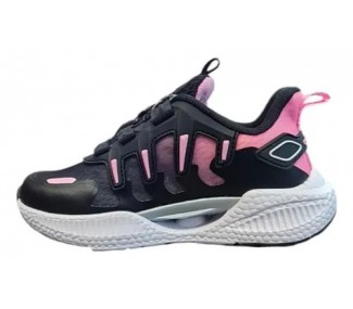 ZAPATILLAS LONDON NEGRO/ROSA/GRIS ZAPA DEPORTIVA