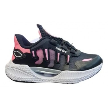 ZAPATILLAS LONDON NEGRO/ROSA/GRIS ZAPA DEPORTIVA