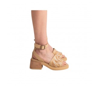 SANDALIAS PIA VITELLI LARA CARAMELO