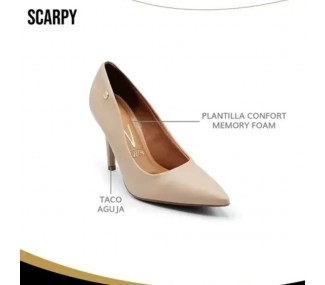 STILETTOS VIZZANO 1184.1101.7286 BEIGE T/FINO PUNTUDO