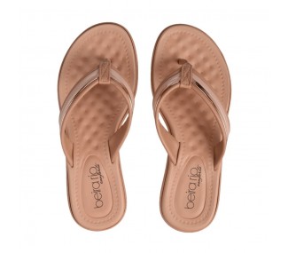 SANDALIA BEIRA RIO 8224.863.22926 NUDE/ORO ROSE T/GOND