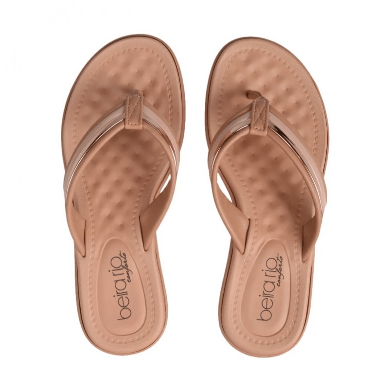 SANDALIA BEIRA RIO 8224.863.22926 NUDE/ORO ROSE T/GOND