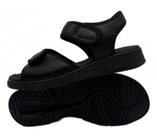 SANDALIA PICCADILLY 571003 NEGRO/NEGRO 2 ABROJOS DET PICADO