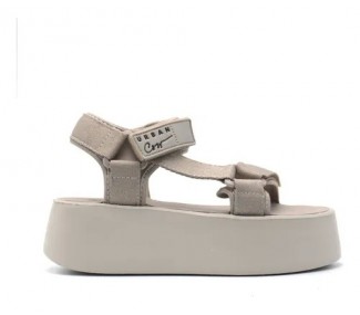 SANDALIAS URBAN COW TAIPEI MARFIL  2 ABROJOS DET TIRAS