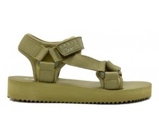 SANDALIAS URBAN COW TANGER VERDE 2 ABROJOS DET TIRAS