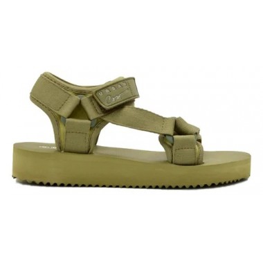 SANDALIAS URBAN COW TANGER VERDE 2 ABROJOS DET TIRAS