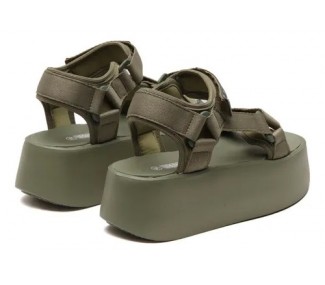 SANDALIAS URBAN COW TAIPEI VERDE/MILITAR 2 ABROJOS PLATAF TIRAS