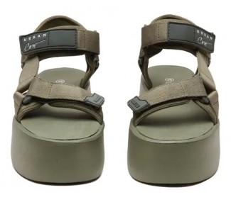 SANDALIAS URBAN COW TAIPEI VERDE/MILITAR 2 ABROJOS PLATAF TIRAS
