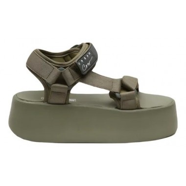 SANDALIAS URBAN COW TAIPEI VERDE/MILITAR 2 ABROJOS PLATAF TIRAS