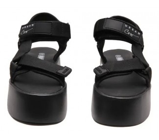 SANDALIAS URBAN COW TAIPEI NEGRO 2 ABROJOS PLATAF TIRAS