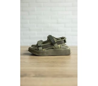 SANDALIAS URBAN COW FENDER VERDE/MILITAR 3 ABROJOS COMB COST