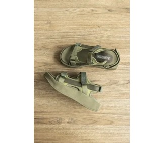 SANDALIAS URBAN COW FENDER VERDE/MILITAR 3 ABROJOS COMB COST