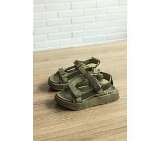 SANDALIAS URBAN COW FENDER VERDE/MILITAR 3 ABROJOS COMB COST