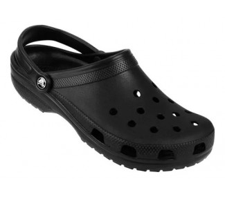 CROCS C10001 CLASSIC NEGRO ZUECO PERFORADO LISO