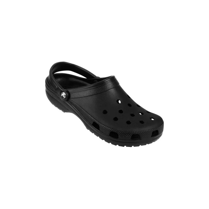 CROCS C10001 CLASSIC NEGRO ZUECO PERFORADO LISO