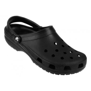 CROCS C10001 CLASSIC NEGRO ZUECO PERFORADO LISO