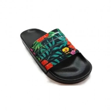 CHINELA EL FARAON 2090 FLOREADO FAJA ELASTICA GLITTER