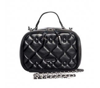 CARTERA  XL EXTRA LARGE OLAF NEGRO CORREA CADENA DET ROM