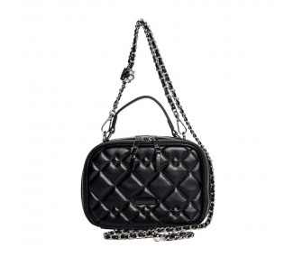 CARTERA  XL EXTRA LARGE OLAF NEGRO CORREA CADENA DET ROM