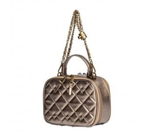 CARTERA  XL EXTRA LARGE OLAF COBRE CORREA CADENA DET ROM