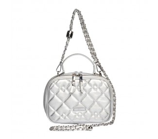 CARTERA  XL EXTRA LARGE OLAF PLATEADO CORREA CADENA DET ROM