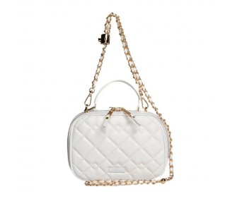 CARTERA  XL EXTRA LARGE OLAF BLANCO CORREA CADENA DET ROM