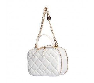 CARTERA  XL EXTRA LARGE OLAF BLANCO CORREA CADENA DET ROM