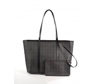 CARTERA ADORATTA CORINNA NEGRO/SUELA  2 ASAS ESTAMP