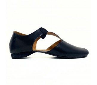 GUILLERMINA BADANAS DE FOLCLORE CUERO NEGRO