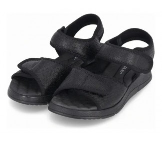 SANDALIA  PICCADILLY 571003 NEGRO/NEGRO 2 ABROJOS DET PICADO