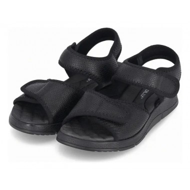 SANDALIA  PICCADILLY 571003 NEGRO/NEGRO 2 ABROJOS DET PICADO