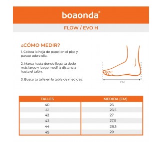 PANCHA  BOA ONDA (FERLI) 2050 EVO 03 NEGRO/BLANCO