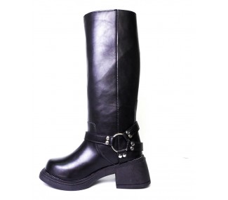 BOTA JUANA VA 83 NEGRO ALTA MOTOQUERA